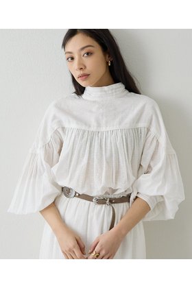 【ウィムガゼット/Whim Gazette】 コットンギャザー切替ブラウス人気、トレンドファッション・服の通販 founy(ファニー) ファッション Fashion レディースファッション Fashion for Women トップス・カットソー Cut & Sew Tops シャツ・ブラウス・オフィスカジュアル Elegant Blouses & Button-Ups 2026年 2026 おすすめ Recommended / Our Picks インド Indian Textile ギャザー Gathered, Ruffled スリーブ Sleeve, Long Sleeve / Short Sleeve リボン Ribbon, Bow ロング Long, Long-Length エレガント 上品 Elegant 切替 Switching, Contrast Panel 夏 Summer 春 Spring S/S・春夏 SS, Spring/Summer, Warm Season |ID:prp329100004848445