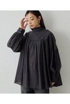 【ウィムガゼット/Whim Gazette】のコットンギャザー切替ブラウス 人気、トレンドファッション・服の通販 founy(ファニー) ファッション Fashion レディースファッション Fashion for Women トップス・カットソー Cut & Sew Tops シャツ・ブラウス・オフィスカジュアル Elegant Blouses & Button-Ups 2026年 2026 おすすめ Recommended / Our Picks インド Indian Textile ギャザー Gathered, Ruffled スリーブ Sleeve, Long Sleeve / Short Sleeve リボン Ribbon, Bow ロング Long, Long-Length エレガント 上品 Elegant 切替 Switching, Contrast Panel 夏 Summer 春 Spring S/S・春夏 SS, Spring/Summer, Warm Season thumbnail チャコールグレー|ID: prp329100004848445 ipo3291000000035444259