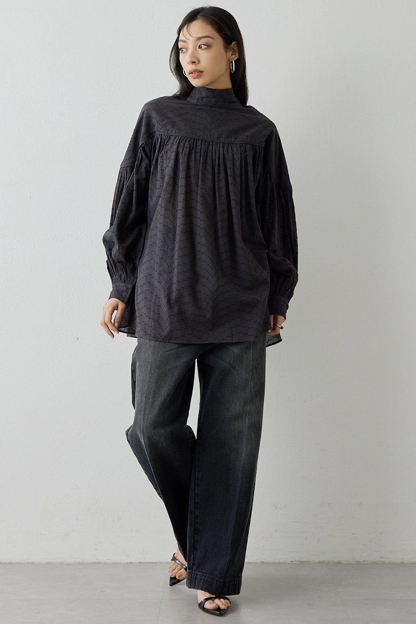 【ウィムガゼット/Whim Gazette】のコットンギャザー切替ブラウス 人気、トレンドファッション・服の通販 founy(ファニー) 　ファッション　Fashion　レディースファッション　Fashion for Women　トップス・カットソー　Cut & Sew Tops　シャツ・ブラウス・オフィスカジュアル　Elegant Blouses & Button-Ups　2026年　2026　おすすめ　Recommended / Our Picks　インド　Indian Textile　ギャザー　Gathered, Ruffled　スリーブ　Sleeve, Long Sleeve / Short Sleeve　リボン　Ribbon, Bow　ロング　Long, Long-Length　エレガント 上品　Elegant　切替　Switching, Contrast Panel　夏　Summer　春　Spring　S/S・春夏　SS, Spring/Summer, Warm Season　other-2|ID: prp329100004848445 ipo3291000000035444260