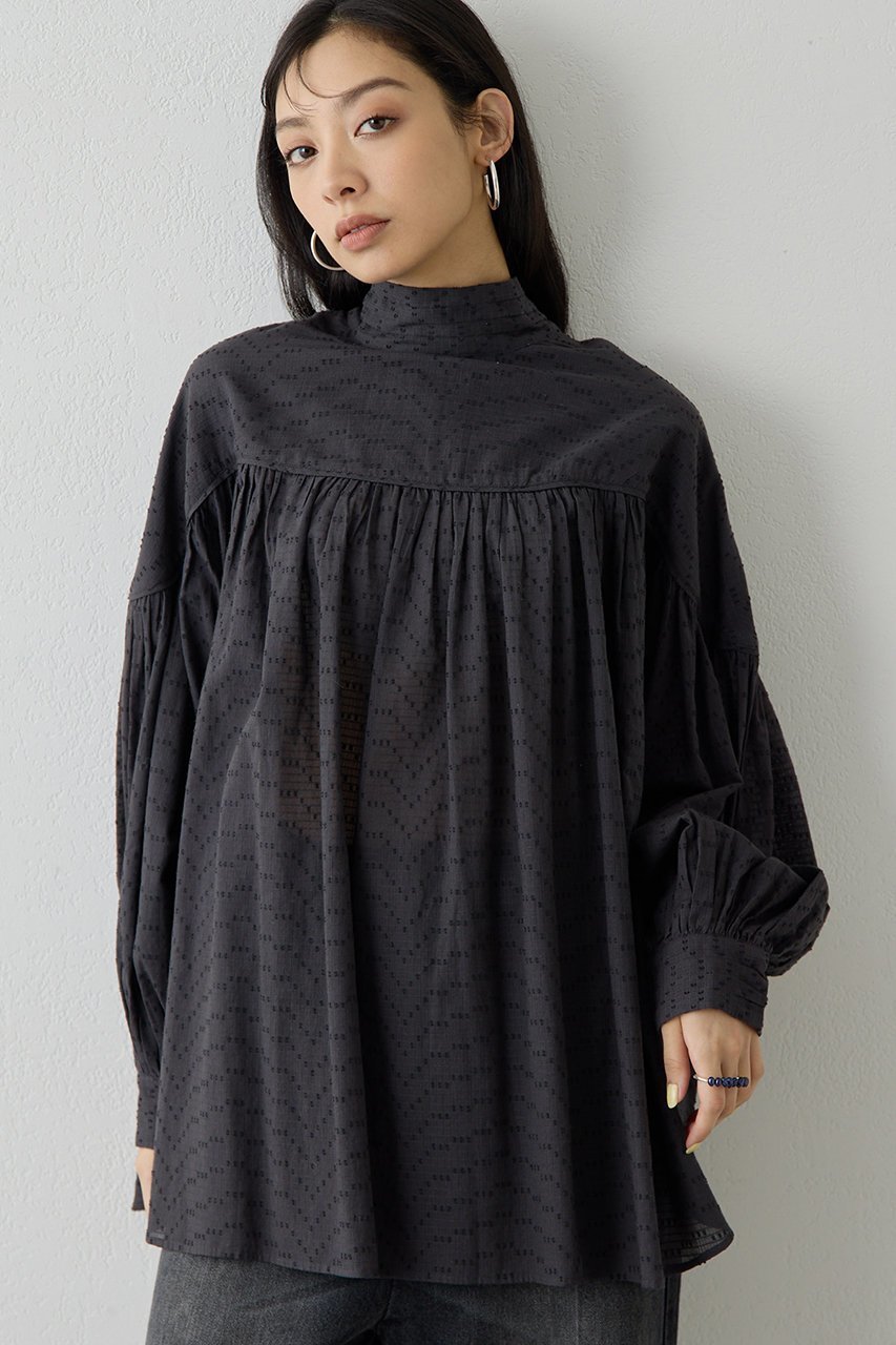 【ウィムガゼット/Whim Gazette】のコットンギャザー切替ブラウス 人気、トレンドファッション・服の通販 founy(ファニー) 　ファッション　Fashion　レディースファッション　Fashion for Women　トップス・カットソー　Cut & Sew Tops　シャツ・ブラウス・オフィスカジュアル　Elegant Blouses & Button-Ups　2026年　2026　おすすめ　Recommended / Our Picks　インド　Indian Textile　ギャザー　Gathered, Ruffled　スリーブ　Sleeve, Long Sleeve / Short Sleeve　リボン　Ribbon, Bow　ロング　Long, Long-Length　エレガント 上品　Elegant　切替　Switching, Contrast Panel　夏　Summer　春　Spring　S/S・春夏　SS, Spring/Summer, Warm Season　other-6|ID: prp329100004848445 ipo3291000000035444264