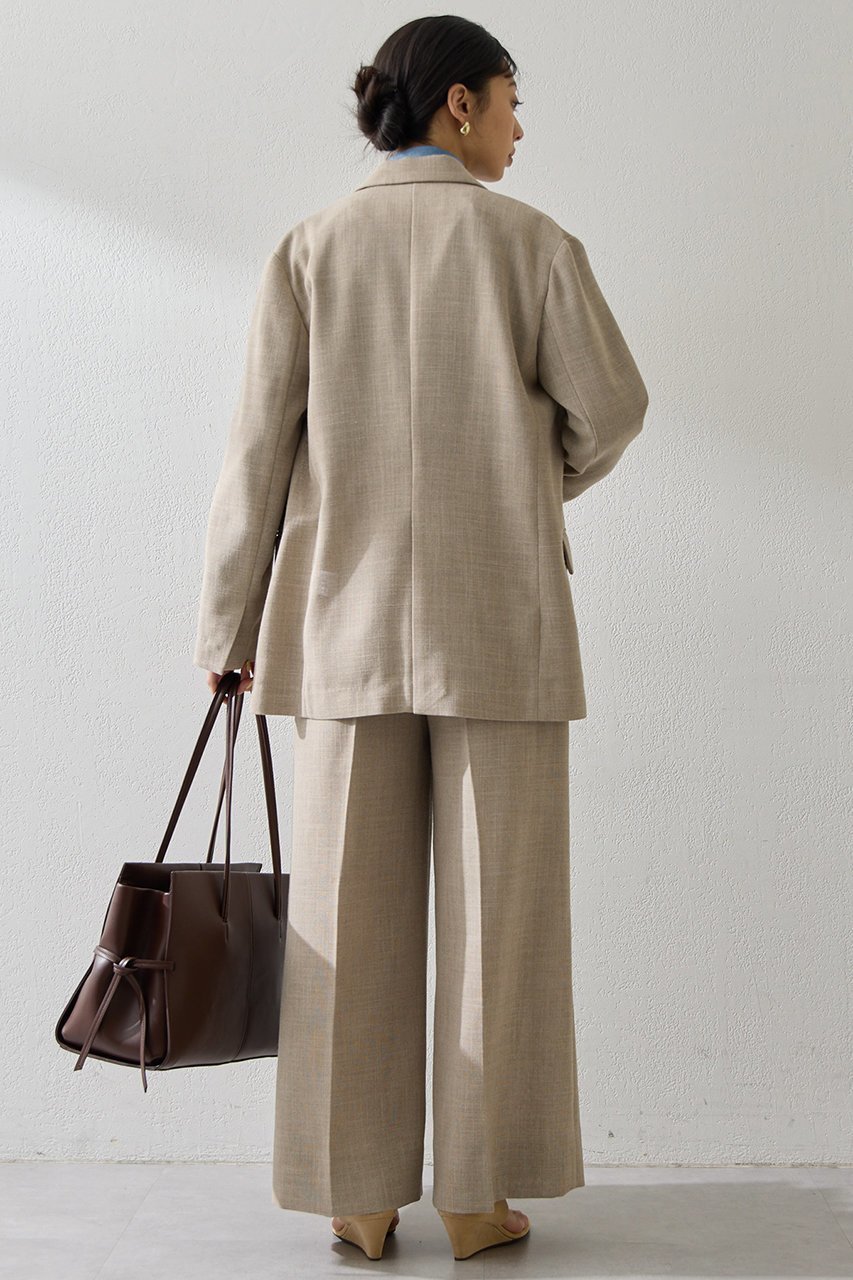 【ウィムガゼット/Whim Gazette】のリネンライクワイドパンツ 人気、トレンドファッション・服の通販 founy(ファニー) 　ファッション　Fashion　レディースファッション　Fashion for Women　パンツ　Pants & Trousers　2026年　2026　おすすめ　Recommended / Our Picks　クール　Cool, Chic　セットアップ　Set-Up, Coordinated Outfit　センター　Center, Center Line　フロント　Front, Front Design　ワイド　Wide, Wide Fit　エレガント 上品　Elegant　夏　Summer　春　Spring　S/S・春夏　SS, Spring/Summer, Warm Season　other-4|ID: prp329100004848446 ipo3291000000036025740