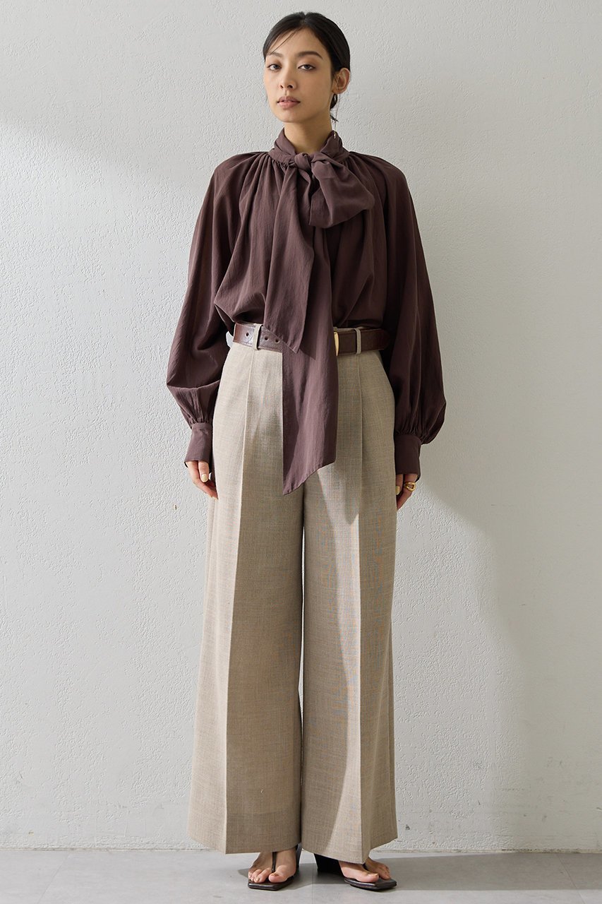 【ウィムガゼット/Whim Gazette】のリネンライクワイドパンツ 人気、トレンドファッション・服の通販 founy(ファニー) 　ファッション　Fashion　レディースファッション　Fashion for Women　パンツ　Pants & Trousers　2026年　2026　おすすめ　Recommended / Our Picks　クール　Cool, Chic　セットアップ　Set-Up, Coordinated Outfit　センター　Center, Center Line　フロント　Front, Front Design　ワイド　Wide, Wide Fit　エレガント 上品　Elegant　夏　Summer　春　Spring　S/S・春夏　SS, Spring/Summer, Warm Season　other-5|ID: prp329100004848446 ipo3291000000036025743