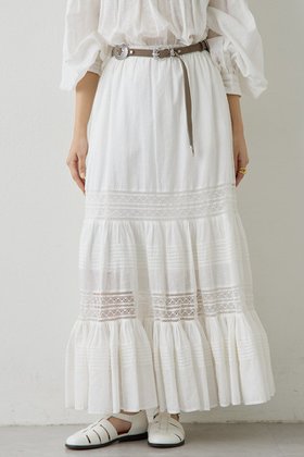 【ウィムガゼット/Whim Gazette】 コットンギャザーマキシスカート人気、トレンドファッション・服の通販 founy(ファニー) ファッション Fashion レディースファッション Fashion for Women スカート Skirts ロングスカート Long Skirts / Maxi & Midi Skirts 2026年 2026 おすすめ Recommended / Our Picks インド Indian Textile ギャザー Gathered, Ruffled ティアードスカート Tiered Skirt, Flounced Skirt レース Lace, Lace Fabric ロング Long, Long-Length 夏 Summer 春 Spring S/S・春夏 SS, Spring/Summer, Warm Season |ID:prp329100004848447