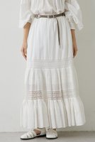 【ウィムガゼット/Whim Gazette】のコットンギャザーマキシスカート 人気、トレンドファッション・服の通販 founy(ファニー) ファッション Fashion レディースファッション Fashion for Women スカート Skirts ロングスカート Long Skirts / Maxi & Midi Skirts 2026年 2026 おすすめ Recommended / Our Picks インド Indian Textile ギャザー Gathered, Ruffled ティアードスカート Tiered Skirt, Flounced Skirt レース Lace, Lace Fabric ロング Long, Long-Length 夏 Summer 春 Spring S/S・春夏 SS, Spring/Summer, Warm Season |ID:prp329100004848447