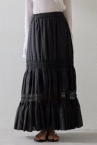 【ウィムガゼット/Whim Gazette】のコットンギャザーマキシスカート 人気、トレンドファッション・服の通販 founy(ファニー) ファッション Fashion レディースファッション Fashion for Women スカート Skirts ロングスカート Long Skirts / Maxi & Midi Skirts 2026年 2026 おすすめ Recommended / Our Picks インド Indian Textile ギャザー Gathered, Ruffled ティアードスカート Tiered Skirt, Flounced Skirt レース Lace, Lace Fabric ロング Long, Long-Length 夏 Summer 春 Spring S/S・春夏 SS, Spring/Summer, Warm Season thumbnail チャコールグレー|ID: prp329100004848447 ipo3291000000035444277