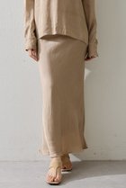 【ウィムガゼット/Whim Gazette】のピグメントロングスカート 人気、トレンドファッション・服の通販 founy(ファニー) ファッション Fashion レディースファッション Fashion for Women スカート Skirts ロングスカート Long Skirts / Maxi & Midi Skirts 2026年 2026 おすすめ Recommended / Our Picks キュプラ Cupro, Eco Fabric クール Cool, Chic シルク Silk, 100% Silk セットアップ Set-Up, Coordinated Outfit フェミニン Feminine, Girly マーメイド Mermaid, Fishtail Silhouette モダン Modern, Contemporary ロング Long, Long-Length ヴィンテージ Vintage Style 夏 Summer 春 Spring S/S・春夏 SS, Spring/Summer, Warm Season thumbnail ベージュ|ID: prp329100004848448 ipo3291000000035444287