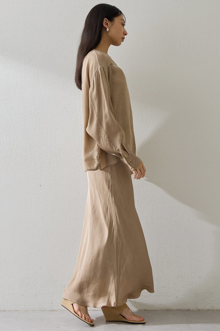 【ウィムガゼット/Whim Gazette】のピグメントロングスカート 人気、トレンドファッション・服の通販 founy(ファニー) ファッション Fashion レディースファッション Fashion for Women スカート Skirts ロングスカート Long Skirts / Maxi & Midi Skirts 2026年 2026 おすすめ Recommended / Our Picks キュプラ Cupro, Eco Fabric クール Cool, Chic シルク Silk, 100% Silk セットアップ Set-Up, Coordinated Outfit フェミニン Feminine, Girly マーメイド Mermaid, Fishtail Silhouette モダン Modern, Contemporary ロング Long, Long-Length ヴィンテージ Vintage Style 夏 Summer 春 Spring S/S・春夏 SS, Spring/Summer, Warm Season other-5|ID: prp329100004848448 ipo3291000000035444291