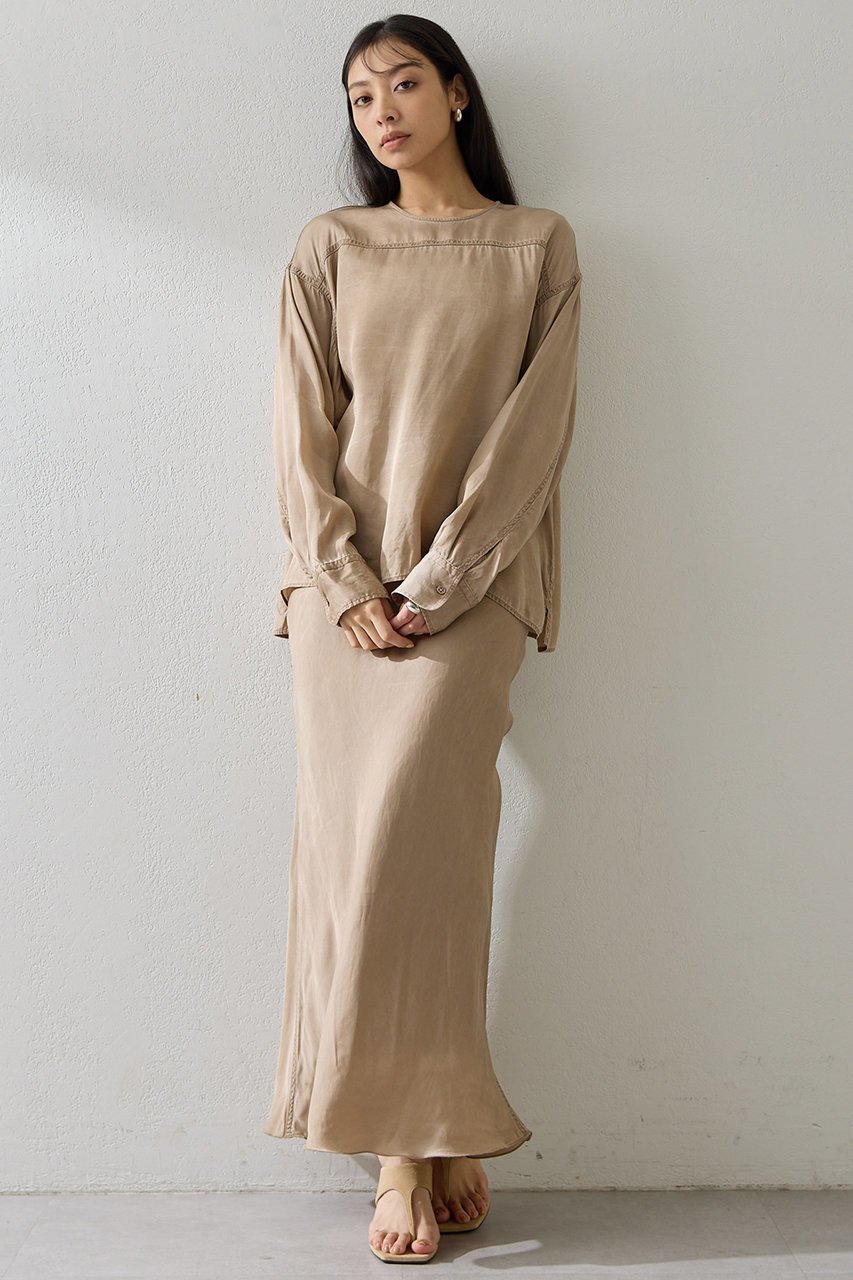 【ウィムガゼット/Whim Gazette】のピグメントロングスカート 人気、トレンドファッション・服の通販 founy(ファニー) ファッション Fashion レディースファッション Fashion for Women スカート Skirts ロングスカート Long Skirts / Maxi & Midi Skirts 2026年 2026 おすすめ Recommended / Our Picks キュプラ Cupro, Eco Fabric クール Cool, Chic シルク Silk, 100% Silk セットアップ Set-Up, Coordinated Outfit フェミニン Feminine, Girly マーメイド Mermaid, Fishtail Silhouette モダン Modern, Contemporary ロング Long, Long-Length ヴィンテージ Vintage Style 夏 Summer 春 Spring S/S・春夏 SS, Spring/Summer, Warm Season other-2|ID: prp329100004848448 ipo3291000000036025750