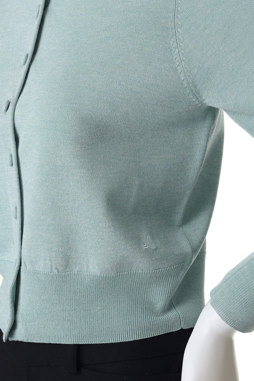 【ランバン オン ブルー/LANVIN en Bleu】のメニーボタンカーディガン 大人の最旬トレンドファッション＆コーディネート founy(ファウニー) 　ファッション　Fashion　レディースファッション　Fashion for Women　トップス・カットソー　Cut & Sew Tops　ニット　Knit Tops & Sweaters　カーディガン・羽織り　Layered Style Cardigans　カーディガン　Cardigan, Knitwear　クラシック　Classic, Timeless Style　コンパクト　Compact, Small Size　ショート　Short, Short Length　トレンド　Trend, Trending Now　フロント　Front, Front Design　ボトム　Bottoms, Lower Wear　ワイド　Wide, Wide Fit　エレガント 上品　Elegant　other-5|ID: prp329100004848453 ipo3291000000036947657