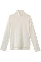 【ランバン オン ブルー/LANVIN en Bleu】のフラワー刺しゅうチュールカットソー 人気、トレンドファッション・服の通販 founy(ファニー) ファッション Fashion レディースファッション Fashion for Women トップス・カットソー Cut & Sew Tops シャツ・ブラウス・オフィスカジュアル Elegant Blouses & Button-Ups ロングTシャツ・Tシャツ Longline T-Shirts & Tees カットソー・ベーシックTシャツ Cut-and-Sewn Tops / Stretch Tees & Basics 2026年 2026 カットソー Cut and Sewn Top カーディガン Cardigan, Knitwear キャミソール Camisole, Spaghetti Strap Top スタンド Stand Collar, Upright Stand スリーブ Sleeve, Long Sleeve / Short Sleeve チュール Tulip, Tulip Motif フェミニン Feminine, Girly フラワー Flower, Floral ロング Long, Long-Length 夏 Summer 春 Spring S/S・春夏 SS, Spring/Summer, Warm Season thumbnail オフ|ID: prp329100004848454 ipo3291000000035444342