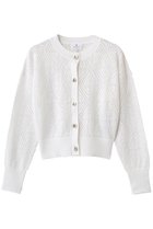 【ランバン オン ブルー/LANVIN en Bleu】のJLメタルボタンレースニットカーディガン オフ|ID: prp329100004848456 ipo3291000000036929300