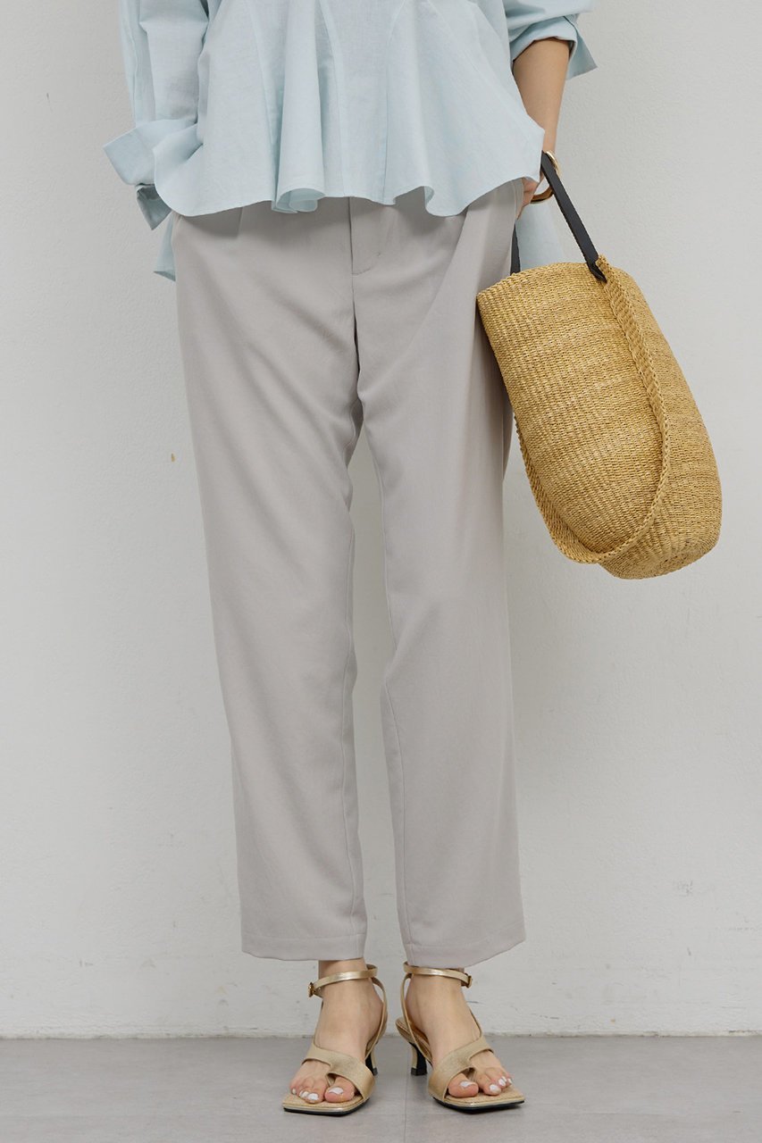 【ガリャルダガランテ/GALLARDAGALANTE】のライトジャージーテーパードパンツ インテリア・キッズ・メンズ・レディースファッション・服の通販 founy(ファニー) 　ファッション　Fashion　レディースファッション　Fashion for Women　パンツ　Pants & Trousers　2026年　2026　夏　Summer　定番　Standard, Basic Item　春　Spring　S/S・春夏　SS, Spring/Summer, Warm Season　ライトグレー|ID: prp329100004848458 ipo3291000000035705083