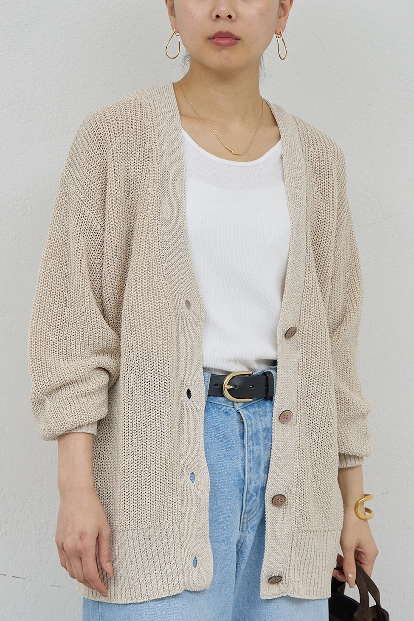 【ガリャルダガランテ/GALLARDAGALANTE】のMIXヤーンカーデ 人気、トレンドファッション・服の通販 founy(ファニー) 　ファッション　Fashion　レディースファッション　Fashion for Women　トップス・カットソー　Cut & Sew Tops　ニット　Knit Tops & Sweaters　カーディガン・羽織り　Layered Style Cardigans　2026年　2026　カーディガン　Cardigan, Knitwear　リラックス　Relax, Relaxed Fit　夏　Summer　春　Spring　S/S・春夏　SS, Spring/Summer, Warm Season　羽織　Haori, Light Jacket　other-5|ID: prp329100004848459 ipo3291000000035444389