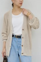 【ガリャルダガランテ/GALLARDAGALANTE】のMIXヤーンカーデ ベージュ|ID: prp329100004848459 ipo3291000000036929348