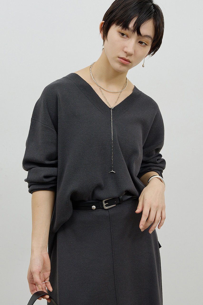 【ガリャルダガランテ/GALLARDAGALANTE】の【セットアップ対応】Vニット 人気、トレンドファッション・服の通販 founy(ファニー) 　ファッション　Fashion　レディースファッション　Fashion for Women　トップス・カットソー　Cut & Sew Tops　ニット　Knit Tops & Sweaters　カジュアルプルオーバー・ニットトップス　Pullovers & Knit Tops / Casual Pullovers　2026年　2026　おすすめ　Recommended / Our Picks　エレガント 上品　Elegant　シンプル　Simple, Minimal　スリット　Slit, Slit Detail　セットアップ　Set-Up, Coordinated Outfit　夏　Summer　春　Spring　S/S・春夏　SS, Spring/Summer, Warm Season　 other-1|ID: prp329100004848460 ipo3291000000035444392