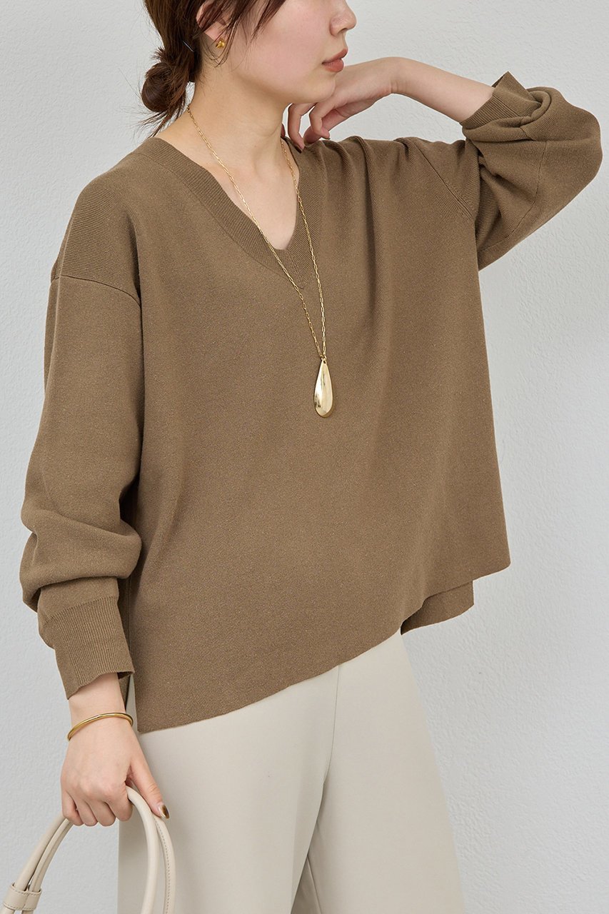 【ガリャルダガランテ/GALLARDAGALANTE】の【セットアップ対応】Vニット 人気、トレンドファッション・服の通販 founy(ファニー) 　ファッション　Fashion　レディースファッション　Fashion for Women　トップス・カットソー　Cut & Sew Tops　ニット　Knit Tops & Sweaters　カジュアルプルオーバー・ニットトップス　Pullovers & Knit Tops / Casual Pullovers　2026年　2026　おすすめ　Recommended / Our Picks　エレガント 上品　Elegant　シンプル　Simple, Minimal　スリット　Slit, Slit Detail　セットアップ　Set-Up, Coordinated Outfit　夏　Summer　春　Spring　S/S・春夏　SS, Spring/Summer, Warm Season　other-7|ID: prp329100004848460 ipo3291000000036025781