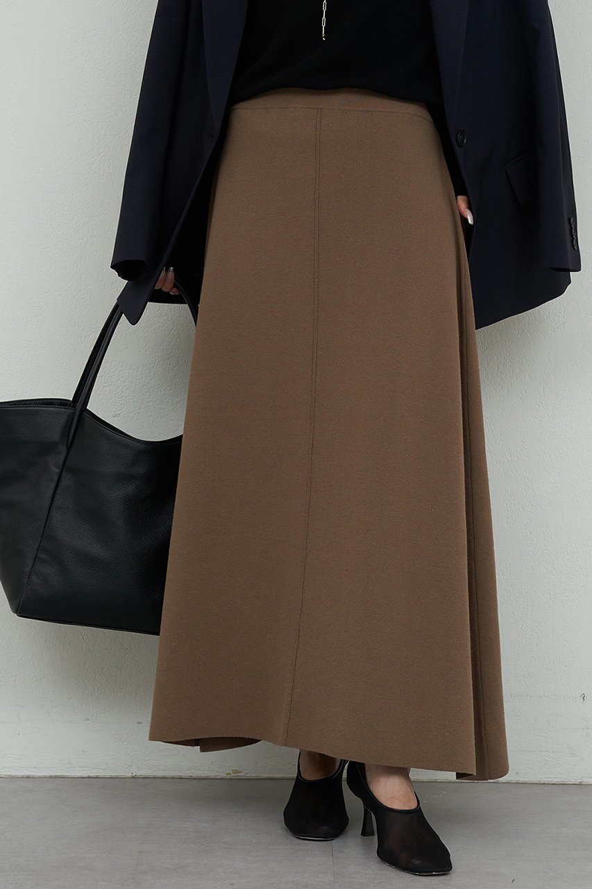 【ガリャルダガランテ/GALLARDAGALANTE】の【セットアップ対応】ニットフレアスカート インテリア・キッズ・メンズ・レディースファッション・服の通販 founy(ファニー) 　ファッション　Fashion　レディースファッション　Fashion for Women　セットアップ　Matching Sets　スカート・ミニ/ミディ/マキシ　Skirts / Mini, Midi & Maxi Skirts　スカート　Skirts　Aライン・フレアスカート　A-Line & Flared Skirts　ロングスカート　Long Skirts / Maxi & Midi Skirts　2026年　2026　おすすめ　Recommended / Our Picks　セットアップ　Set-Up, Coordinated Outfit　ロング　Long, Long-Length　夏　Summer　春　Spring　S/S・春夏　SS, Spring/Summer, Warm Season　グレージュ|ID: prp329100004848461 ipo3291000000035444404