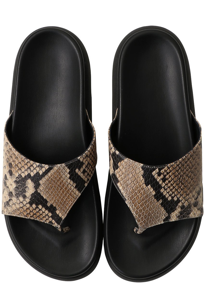 【ペリーコ/PELLICO】の【PELLICO SUNNY】スネーク型押し厚底トングサンダル インテリア・キッズ・メンズ・レディースファッション・服の通販 founy(ファニー) 　ファッション　Fashion　レディースファッション　Fashion for Women　2026年　2026　サンダル　Sandals, Summer Shoes　厚底　Platform Shoes　夏　Summer　春　Spring　S/S・春夏　SS, Spring/Summer, Warm Season　マリオラ|ID: prp329100004848466 ipo3291000000035444454