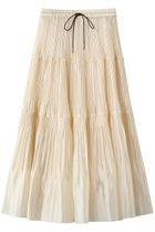 【デパリエ/DEPAREILLE】のシルクポリティアードプリーツスカート 人気、トレンドファッション・服の通販 founy(ファニー) ファッション Fashion レディースファッション Fashion for Women スカート Skirts プリーツスカート / 上品フェミニンスタイル Pleated Skirts ロングスカート Long Skirts / Maxi & Midi Skirts 2026年 2026 シアー Sheer, See-Through シルク Silk, 100% Silk ジュエリー Jewelry, Accessories ティアード Tiered, Tiered Style プリーツ Pleats, Pleated リュクス Luxury, Elegant, High-End, Chic ロング Long, Long-Length 夏 Summer 春 Spring S/S・春夏 SS, Spring/Summer, Warm Season thumbnail オフホワイト|ID: prp329100004848474 ipo3291000000035444509