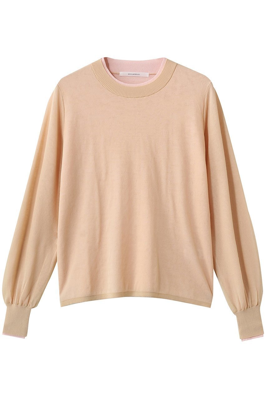 【ミディウミソリッド/MIDIUMISOLID】のsheer layered crew neck P/O プルオーバー 人気、トレンドファッション・服の通販 founy(ファニー) 　ファッション　Fashion　レディースファッション　Fashion for Women　トップス・カットソー　Cut & Sew Tops　ニット　Knit Tops & Sweaters　カジュアルプルオーバー・ニットトップス　Pullovers & Knit Tops / Casual Pullovers　2026年　2026　シアー　Sheer, See-Through　ジャケット　Jacket, Outerwear　トレンド　Trend, Trending Now　エレガント 上品　Elegant　夏　Summer　春　Spring　S/S・春夏　SS, Spring/Summer, Warm Season　 other-1|ID: prp329100004848475 ipo3291000000036092435