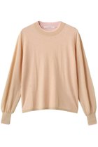 【ミディウミソリッド/MIDIUMISOLID】のsheer layered crew neck P/O プルオーバー beige|ID: prp329100004848475 ipo3291000000036092436