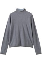 【ミディウミソリッド/MIDIUMISOLID】のsheer layered turtle neck P/O プルオーバー l.gray|ID: prp329100004848476 ipo3291000000035444527