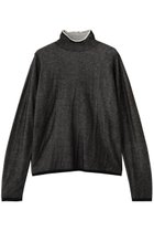 【ミディウミソリッド/MIDIUMISOLID】のsheer layered turtle neck P/O プルオーバー black|ID: prp329100004848476 ipo3291000000036929396