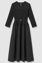 【アナイ/ANAYI】のタフタドッキング ワンピース 大人の最旬トレンドファッション＆コーディネート founy(ファウニー) ファッション Fashion レディースファッション Fashion for Women ワンピース Dresses チュニック Tunic Tops & Dresses タフタ Taffeta, Structured Fabric チュニック Tunic, Long Top デコルテ Décolleté, Neckline ドッキング Docking, Mixed Material ネックレス Necklace, Pendant Necklace フラット Flat, Flat Shoes ペチコート Petticoat, Underskirt ロング Long, Long-Length thumbnail ブラック|ID: prp329100004848478 ipo3291000000036929411