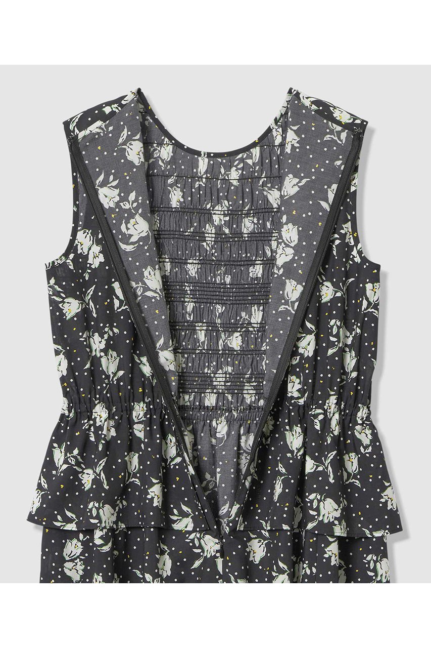 【アナイ/ANAYI】のフラワードットプリントスモッキング ワンピース 人気、トレンドファッション・服の通販 founy(ファニー) 　ファッション　Fashion　レディースファッション　Fashion for Women　ワンピース　Dresses　チュニック　Tunic Tops & Dresses　2026年　2026　おすすめ　Recommended / Our Picks　イエロー　Yellow　エレガント 上品　Elegant　カーディガン　Cardigan, Knitwear　ジャケット　Jacket, Outerwear　スモッキング　Smocking, Gathered Stitching　チュニック　Tunic, Long Top　ドット　Polka Dot, Dot Pattern　フラワー　Flower, Floral　ブルゾン　Blouson, Bomber Jacket　ペプラム　Peplum, Flared Hem　モダン　Modern, Contemporary　モチーフ　Motif, Design Theme　ロング　Long, Long-Length　夏　Summer　春　Spring　S/S・春夏　SS, Spring/Summer, Warm Season　other-6|ID: prp329100004848479 ipo3291000000035444553