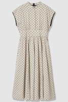 【アナイ/ANAYI】のモノトーンドットジャガードフレア ワンピース 人気、トレンドファッション・服の通販 founy(ファニー) ファッション Fashion レディースファッション Fashion for Women ワンピース Dresses チュニック Tunic Tops & Dresses 2026年 2026 ジャカード／ジャガード Jacquard, Woven Pattern ストレッチ Stretch, Stretchy Fabric スリーブ Sleeve, Long Sleeve / Short Sleeve チュニック Tunic, Long Top ハーフ Half, Half-Length リラックス Relax, Relaxed Fit ロング Long, Long-Length 夏 Summer 春 Spring S/S・春夏 SS, Spring/Summer, Warm Season 軽量 Lightweight, Ultra Light |ID:prp329100004848480