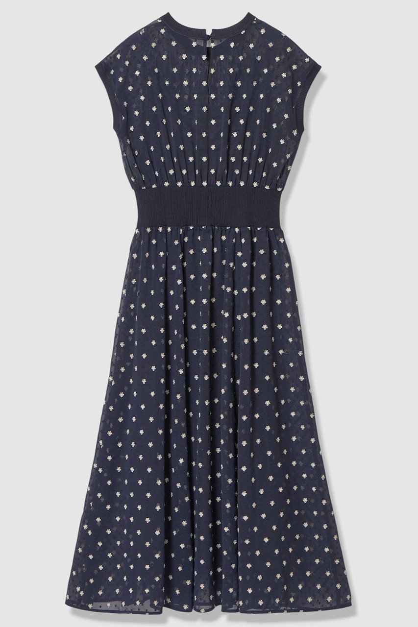 【アナイ/ANAYI】のフラワー刺繍ドットフレア ワンピース 人気、トレンドファッション・服の通販 founy(ファニー) 　ファッション　Fashion　レディースファッション　Fashion for Women　ワンピース　Dresses　チュニック　Tunic Tops & Dresses　2026年　2026　ジャケット　Jacket, Outerwear　チュニック　Tunic, Long Top　ドット　Polka Dot, Dot Pattern　フェミニン　Feminine, Girly　フラワー　Flower, Floral　フレア　Flare, Flared　ブルゾン　Blouson, Bomber Jacket　夏　Summer　春　Spring　S/S・春夏　SS, Spring/Summer, Warm Season　other-2|ID: prp329100004848481 ipo3291000000035444567