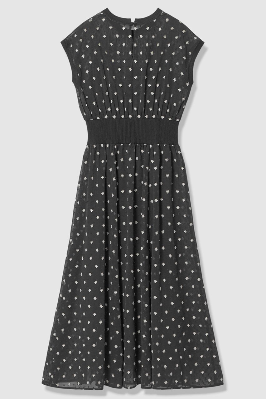 【アナイ/ANAYI】のフラワー刺繍ドットフレア ワンピース 人気、トレンドファッション・服の通販 founy(ファニー) 　ファッション　Fashion　レディースファッション　Fashion for Women　ワンピース　Dresses　チュニック　Tunic Tops & Dresses　2026年　2026　ジャケット　Jacket, Outerwear　チュニック　Tunic, Long Top　ドット　Polka Dot, Dot Pattern　フェミニン　Feminine, Girly　フラワー　Flower, Floral　フレア　Flare, Flared　ブルゾン　Blouson, Bomber Jacket　夏　Summer　春　Spring　S/S・春夏　SS, Spring/Summer, Warm Season　other-2|ID: prp329100004848481 ipo3291000000036025813