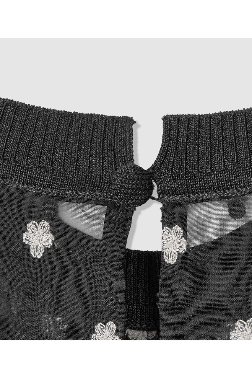 【アナイ/ANAYI】のフラワー刺繍ドットフレア ワンピース 人気、トレンドファッション・服の通販 founy(ファニー) 　ファッション　Fashion　レディースファッション　Fashion for Women　ワンピース　Dresses　チュニック　Tunic Tops & Dresses　2026年　2026　ジャケット　Jacket, Outerwear　チュニック　Tunic, Long Top　ドット　Polka Dot, Dot Pattern　フェミニン　Feminine, Girly　フラワー　Flower, Floral　フレア　Flare, Flared　ブルゾン　Blouson, Bomber Jacket　夏　Summer　春　Spring　S/S・春夏　SS, Spring/Summer, Warm Season　other-3|ID: prp329100004848481 ipo3291000000036025814