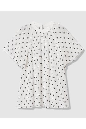 【アナイ/ANAYI】 フラワー刺繍ドットスリット ブラウス人気、トレンドファッション・服の通販 founy(ファニー) ファッション Fashion レディースファッション Fashion for Women トップス・カットソー Cut & Sew Tops シャツ・ブラウス・オフィスカジュアル Elegant Blouses & Button-Ups 2026年 2026 シアー Sheer, See-Through ショート Short, Short Length スリット Slit, Slit Detail スリーブ Sleeve, Long Sleeve / Short Sleeve ドット Polka Dot, Dot Pattern フェミニン Feminine, Girly フラワー Flower, Floral フレア Flare, Flared 夏 Summer 春 Spring S/S・春夏 SS, Spring/Summer, Warm Season |ID:prp329100004848482