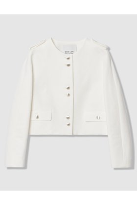 【アルアバイル/allureville】 【LOULOU WILLOUGHBY】コットンダブルクロスジャケット人気、トレンドファッション・服の通販 founy(ファニー) ファッション Fashion レディースファッション Fashion for Women アウター Coat / Outerwear Collection レディースジャケット・軽アウター Jackets 2026年 2026 コンパクト Compact, Small Size シンプル Simple, Minimal ジャケット Jacket, Outerwear バランス Balance, Style Balance パターン Pattern, Design Print 夏 Summer 春 Spring S/S・春夏 SS, Spring/Summer, Warm Season |ID:prp329100004848484