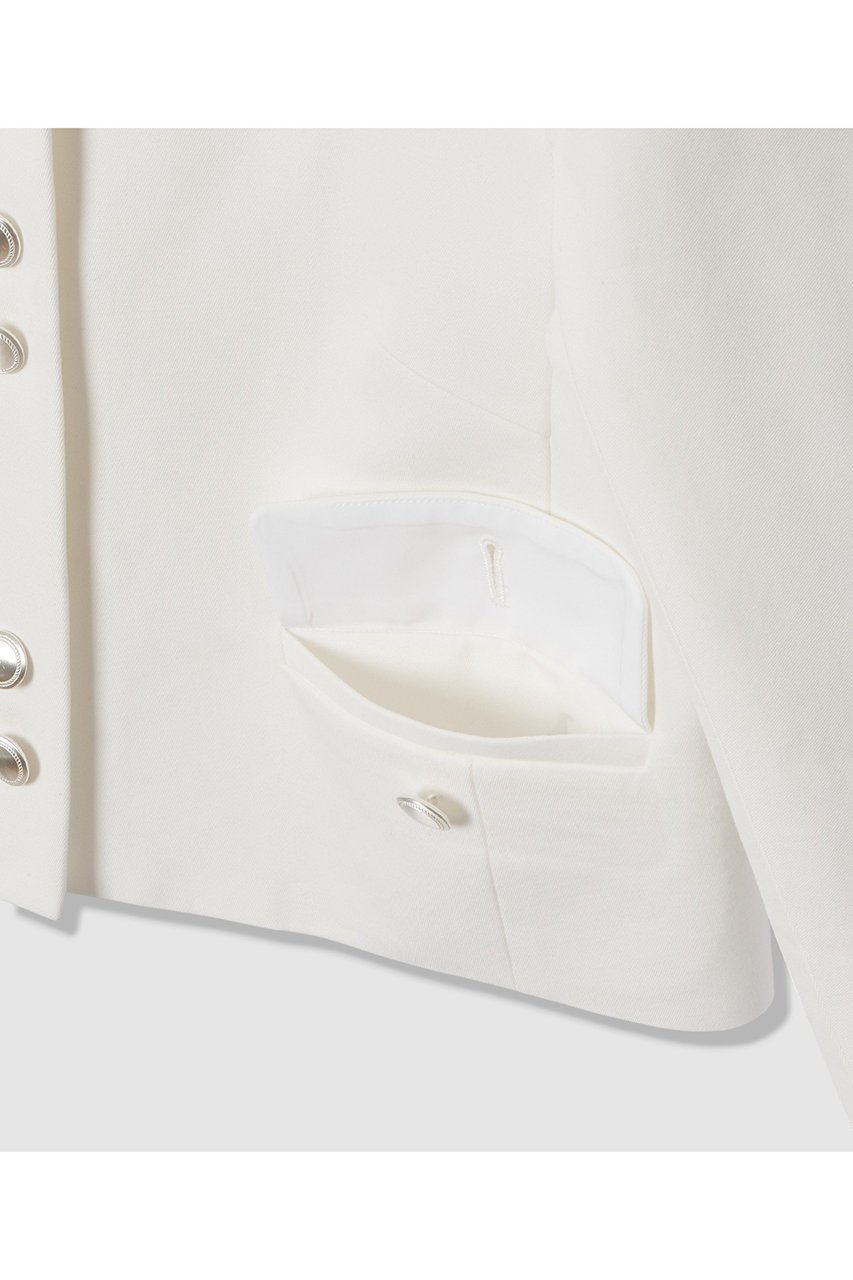 【アルアバイル/allureville】の【LOULOU WILLOUGHBY】コットンダブルクロスジャケット 人気、トレンドファッション・服の通販 founy(ファニー) 　ファッション　Fashion　レディースファッション　Fashion for Women　アウター　Coat / Outerwear Collection　レディースジャケット・軽アウター　Jackets　2026年　2026　コンパクト　Compact, Small Size　シンプル　Simple, Minimal　ジャケット　Jacket, Outerwear　バランス　Balance, Style Balance　パターン　Pattern, Design Print　夏　Summer　春　Spring　S/S・春夏　SS, Spring/Summer, Warm Season　other-5|ID: prp329100004848484 ipo3291000000036092455