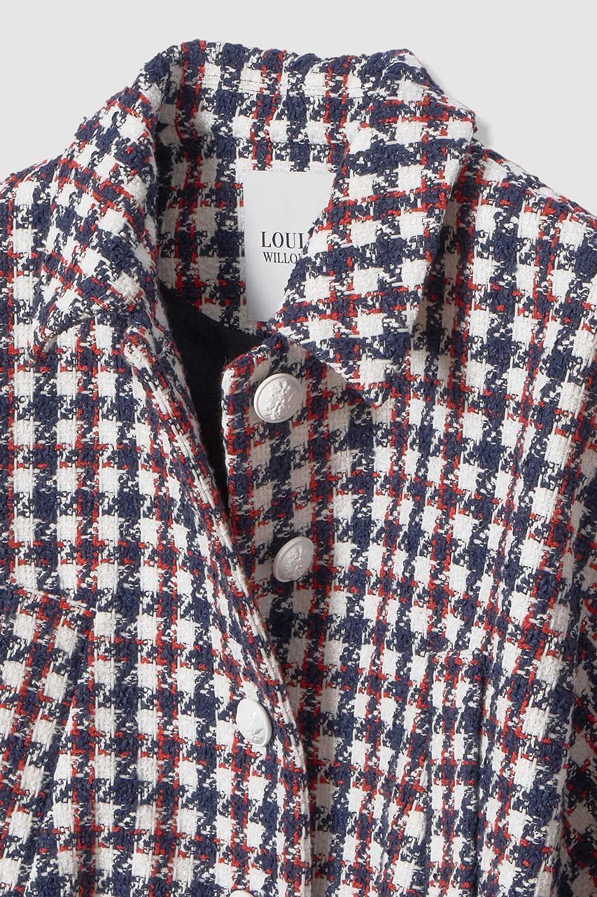 【アルアバイル/allureville】の【LOULOU WILLOUGHBY】トリコロールツイードブルゾン 人気、トレンドファッション・服の通販 founy(ファニー) 　ファッション　Fashion　レディースファッション　Fashion for Women　アウター　Coat / Outerwear Collection　レディースジャケット・軽アウター　Jackets　ブルゾンジャケット・スポーティアウター　Blouson Jackets　2026年　2026　コンパクト　Compact, Small Size　ジャケット　Jacket, Outerwear　チェック　Check, Plaid, Tartan　ツイード　Twill, Twill Weave　バランス　Balance, Style Balance　ブルゾン　Blouson, Bomber Jacket　夏　Summer　春　Spring　S/S・春夏　SS, Spring/Summer, Warm Season　other-3|ID: prp329100004848486 ipo3291000000035444606