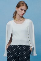 【アルアバイル/allureville】の【LOULOU WILLOUGHBY】ワイドリブヘムフリルカーディガン 人気、トレンドファッション・服の通販 founy(ファニー) ファッション Fashion レディースファッション Fashion for Women トップス・カットソー Cut & Sew Tops ニット Knit Tops & Sweaters カーディガン・羽織り Layered Style Cardigans 2026年 2026 おすすめ Recommended / Our Picks エレガント 上品 Elegant カーディガン Cardigan, Knitwear フリル Frill, Ruffle ベーシック Basic, Essential ワイドリブ Wide Rib, Wide Ribbed Knit 夏 Summer 春 Spring S/S・春夏 SS, Spring/Summer, Warm Season |ID:prp329100004848490