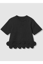 【アルアバイル/allureville】の【LOULOU WILLOUGHBY】パンチングスカラプルオーバー ブラック|ID: prp329100004848491 ipo3291000000036092473