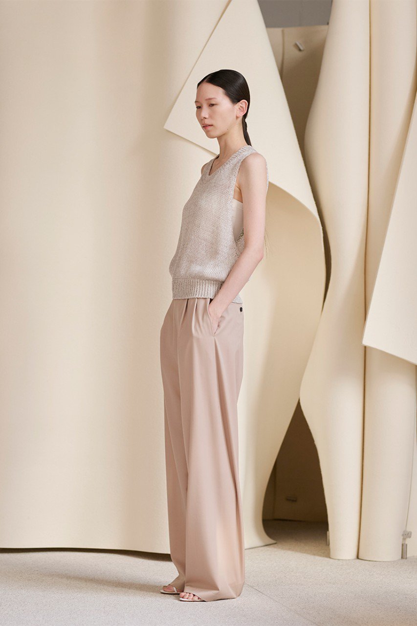 【セアン/SCEARN】のWOOL GABARDINE パンツ 人気、トレンドファッション・服の通販 founy(ファニー) 　ファッション　Fashion　レディースファッション　Fashion for Women　パンツ　Pants & Trousers　2026年　2026　なめらか　Smooth, Silky Texture　ダブル　Double, Double-Breasted　ドレープ　Drape, Draping Fabric　フェミニン　Feminine, Girly　マニッシュ　Mannish, Boyish　ロング　Long, Long-Length　ワイド　Wide, Wide Fit　夏　Summer　春　Spring　S/S・春夏　SS, Spring/Summer, Warm Season　other-6|ID: prp329100004848492 ipo3291000000036235033