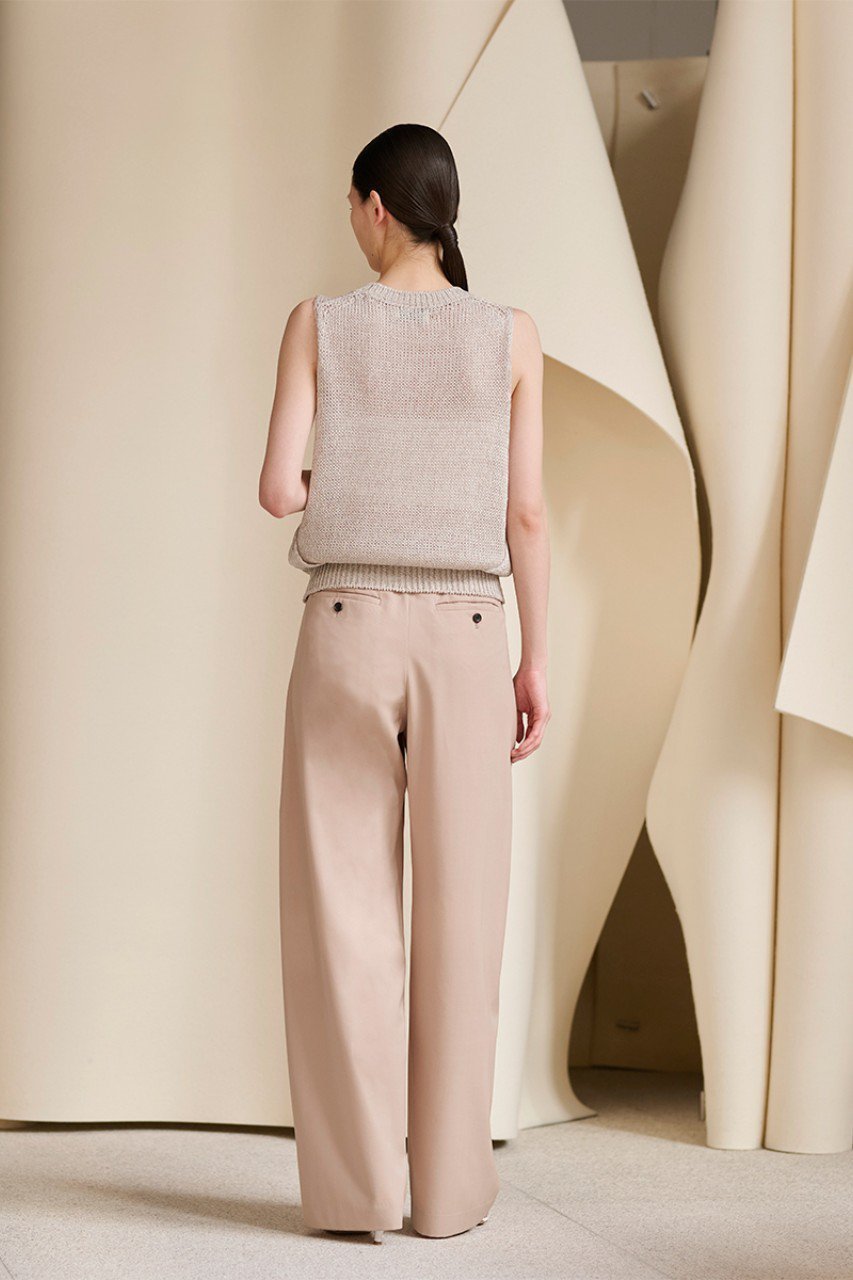 【セアン/SCEARN】のWOOL GABARDINE パンツ 人気、トレンドファッション・服の通販 founy(ファニー) 　ファッション　Fashion　レディースファッション　Fashion for Women　パンツ　Pants & Trousers　2026年　2026　なめらか　Smooth, Silky Texture　ダブル　Double, Double-Breasted　ドレープ　Drape, Draping Fabric　フェミニン　Feminine, Girly　マニッシュ　Mannish, Boyish　ロング　Long, Long-Length　ワイド　Wide, Wide Fit　夏　Summer　春　Spring　S/S・春夏　SS, Spring/Summer, Warm Season　other-7|ID: prp329100004848492 ipo3291000000036235034