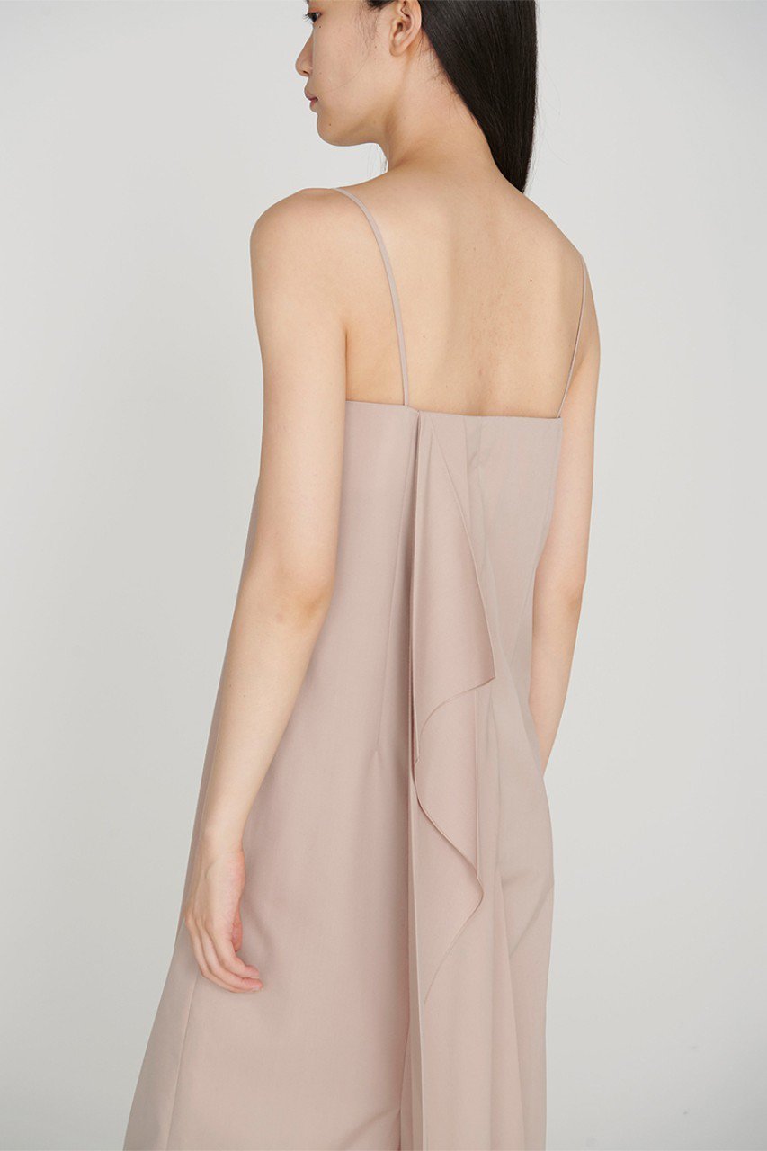 【セアン/SCEARN】のWOOL GABARDINE ワンピース 人気、トレンドファッション・服の通販 founy(ファニー) 　ファッション　Fashion　レディースファッション　Fashion for Women　ワンピース　Dresses　チュニック　Tunic Tops & Dresses　2026年　2026　おすすめ　Recommended / Our Picks　なめらか　Smooth, Silky Texture　ジャケット　Jacket, Outerwear　ダウン　Down, Puffer　チュニック　Tunic, Long Top　ドレープ　Drape, Draping Fabric　ロング　Long, Long-Length　エレガント 上品　Elegant　夏　Summer　春　Spring　S/S・春夏　SS, Spring/Summer, Warm Season　other-7|ID: prp329100004848494 ipo3291000000036235038