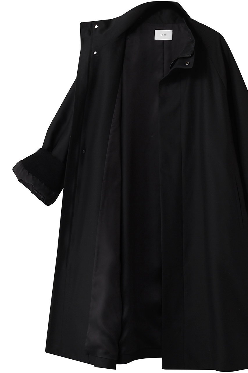 【セアン/SCEARN】のWOOL SILK コート 大人の最旬トレンドファッション＆コーディネート founy(ファウニー) 　ファッション　Fashion　レディースファッション　Fashion for Women　アウター　Coat / Outerwear Collection　コート・ロングコート・ピーコート　Long Coats, Peacoats & More　シルク　Silk, 100% Silk　ハイネック　High Neck, Mock Neck　モダン　Modern, Contemporary　ロング　Long, Long-Length　エレガント 上品　Elegant　other-6|ID: prp329100004848498 ipo3291000000036929631