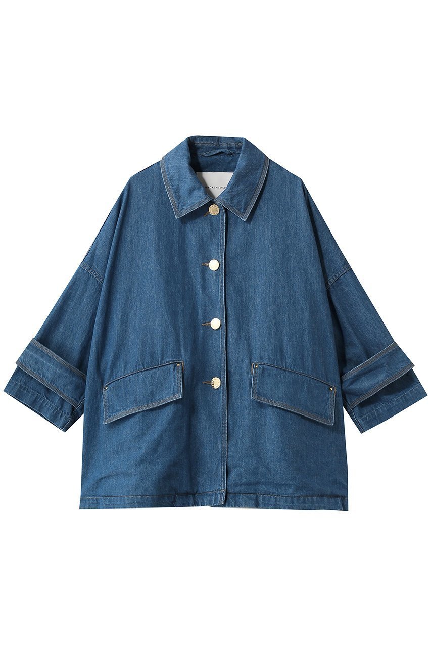【マッキントッシュ/MACKINTOSH】のHUMBIE デニムジャケットメタルボタン インテリア・キッズ・メンズ・レディースファッション・服の通販 founy(ファウニー) 　ファッション　Fashion　レディースファッション　Fashion for Women　アウター　Coat / Outerwear Collection　レディースジャケット・軽アウター　Jackets　デニムジャケット / カジュアルアウター　Denim Jackets　ジャケット　Jacket, Outerwear　デニム　Denim, Jeans Material　ポケット　Pocket, Pocket Detail　メタル　Metal, Metal Parts　グリーンキャスト|ID: prp329100004848503 ipo3291000000036929772