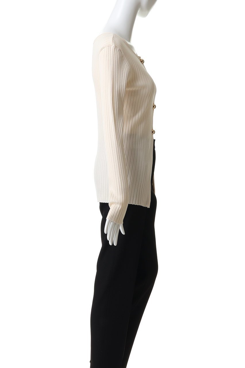 【クラネ/CLANE】のW FACE GOLD BUTTON KNIT TOPS ニット/セーター 人気、トレンドファッション・服の通販 founy(ファニー) 　ファッション　Fashion　レディースファッション　Fashion for Women　トップス・カットソー　Cut & Sew Tops　ニット　Knit Tops & Sweaters　カーディガン・羽織り　Layered Style Cardigans　2026年　2026　カーディガン　Cardigan, Knitwear　セーター　Sweater, Knitwear　デニム　Denim, Jeans Material　フレア　Flare, Flared　リュクス　Luxury, Elegant, High-End, Chic　夏　Summer　春　Spring　S/S・春夏　SS, Spring/Summer, Warm Season　other-3|ID: prp329100004848505 ipo3291000000035444762