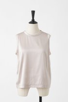 【オーヴィル/EAUVIRE】のウォッシャブルシルクノースリーブブラウス ライトピンク|ID: prp329100004848510 ipo3291000000035444812