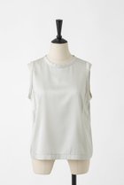 【オーヴィル/EAUVIRE】のウォッシャブルシルクノースリーブブラウス セージ|ID: prp329100004848510 ipo3291000000035444813