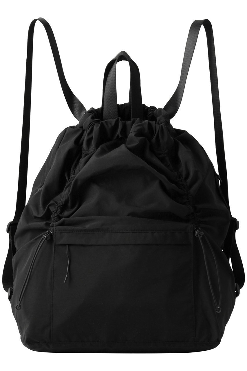 【エビコン/EVCON】の【UNISEX】NYLON KNAPSACK インテリア・キッズ・メンズ・レディースファッション・服の通販 founy(ファニー) 　ファッション　Fashion　レディースファッション　Fashion for Women　バッグ　Bags　2026年　2026　ユニセックス　Unisex, Genderless　シンプル　Simple, Minimal　フロント　Front, Front Design　ポケット　Pocket, Pocket Detail　リュック　Backpack, Rucksack　夏　Summer　春　Spring　S/S・春夏　SS, Spring/Summer, Warm Season　軽量　Lightweight, Ultra Light　BLACK|ID: prp329100004848512 ipo3291000000035705525