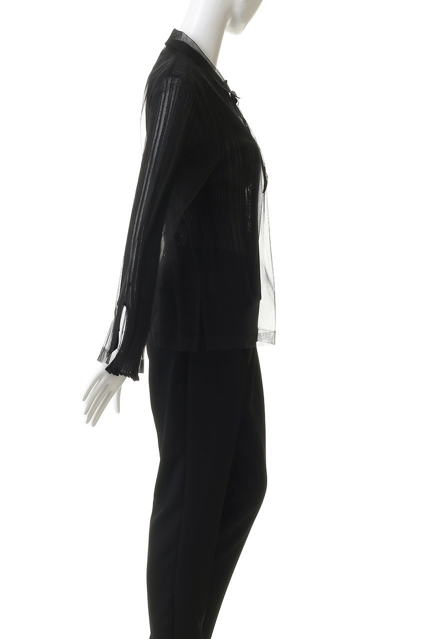 【チカ キサダ/CHIKA KISADA】のチュール レイヤー ポロニット 人気、トレンドファッション・服の通販 founy(ファニー) ファッション Fashion レディースファッション Fashion for Women トップス・カットソー Cut & Sew Tops ニット Knit Tops & Sweaters シャツ・ブラウス・オフィスカジュアル Elegant Blouses & Button-Ups ロングTシャツ・Tシャツ Longline T-Shirts & Tees カットソー・ベーシックTシャツ Cut-and-Sewn Tops / Stretch Tees & Basics 2026年 2026 スポーティ Sporty, Casual Athletic スリット Slit, Slit Detail スリーブ Sleeve, Long Sleeve / Short Sleeve チュール Tulip, Tulip Motif デニム Denim, Jeans Material ロング Long, Long-Length エレガント 上品 Elegant 夏 Summer 春 Spring S/S・春夏 SS, Spring/Summer, Warm Season other-3|ID: prp329100004848513 ipo3291000000035444844