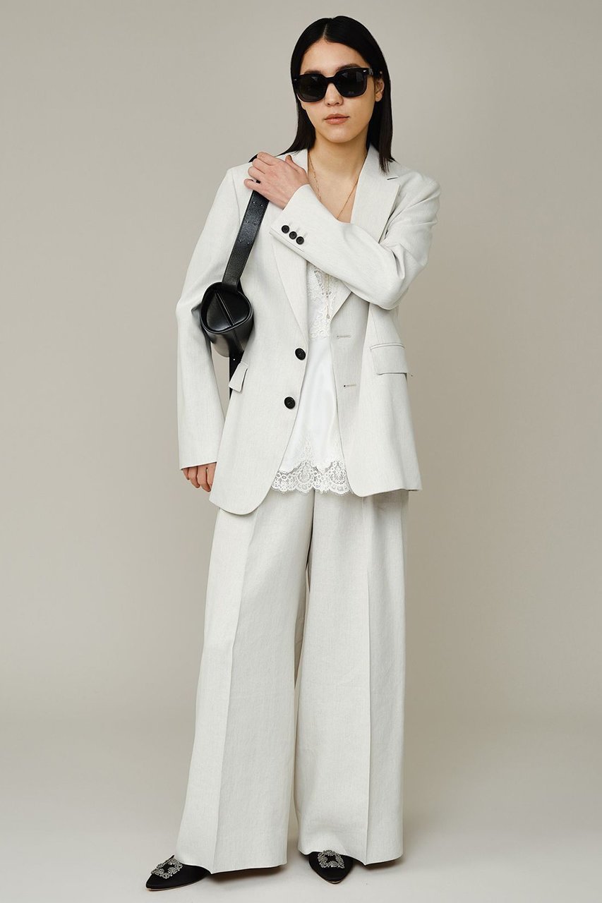 【カオス/Chaos】のプラトワイドパンツ 人気、トレンドファッション・服の通販 founy(ファニー) 　ファッション　Fashion　レディースファッション　Fashion for Women　パンツ　Pants & Trousers　おすすめ　Recommended / Our Picks　なめらか　Smooth, Silky Texture　ジャケット　Jacket, Outerwear　セットアップ　Set-Up, Coordinated Outfit　バランス　Balance, Style Balance　フォルム　Silhouette, Form　ワイド　Wide, Wide Fit　other-2|ID: prp329100004849070 ipo3291000000036165700